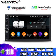 PX6 DSP1 Android 11.0 Car multimedia Player 4GB RAM 64GB 8 Core GPS navi map RDS Radio USB SD wifi Bluetooth5.0 For universal 2024 - buy cheap