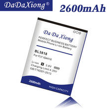 Dadaxiong original 2600mah bl3818 li-ion bateria para fly iq4418 telefone massa 2024 - compre barato