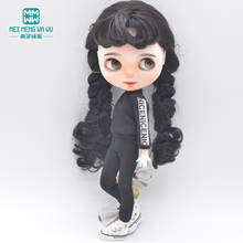 Fits 28--30cm Blyth Azone OB23 OB24 doll clothes accessoreis Fashion Alphabet sportswear suit 2024 - buy cheap