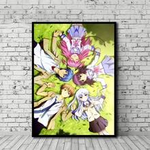 Wall Art HD Prints Home Angel Beats Anime Lot Cute Girl Decor Poster Pictures Canvas Paintings For Living Room No Frame Artwork 2024 - buy cheap