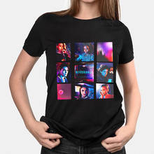 Camiseta Riverdale de gran tamaño para Mujer, Ropa de Instagram, elegante, aspecto familiar, Top informal de Hip-Hop, Ulzzang, moda de Mujer 2021 2024 - compra barato
