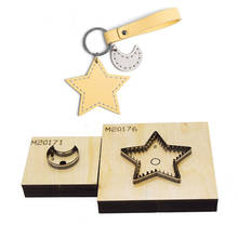 Japan Steel Blade Die Cut Steel Punch KeyChain Pendant Cutting Mold Wood Dies Cutter Template for Leather Crafts 50mm 2024 - buy cheap