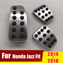 For Honda Jazz Fit 2014 2015 2016 2017 2018 AT/MT Accelerator Gas Pedal Brake Pedals Non Slip Cover Case Pad Trim Accessories 2024 - buy cheap