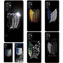 Attack on titan Shingeki no Kyojin Case For Samsung A72 A52 A42 A32 A12 A20e A21S A02S A10 A40 A50 A70 A51 A71 A31 A41 Cover 2024 - buy cheap