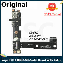 LSC New Original For Lenovo Yoga 910 Yoga 910-13IKB 910 Pro Laptop USB Audio Board With Cable CYG50 NS-A902 DA30000H530 2024 - buy cheap