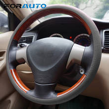 FORAUTO Car Steering Wheel Cover Silicone Steering Covers Anti Slip Diameter 36-40cm Car-styling Auto Accessories Universal 2024 - buy cheap