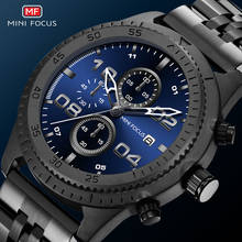 MINI FOCUS Business Watches Men Luxury Top Brand Chronograph Quartz Watch Man Waterproof Stainless Steel Strap Wristwatch Man 2024 - buy cheap