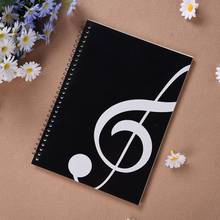 50 Pages Music Sheet Spiral Notebook Stave Staff Manuscript Paper Exercise Book 2024 - buy cheap