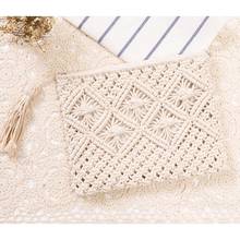 Women Straw Bag Summer Beach Woven Bag Shoulder Bag Tote Shoulder Casual Rattan Round Handbag Knitted Messenger Crossbody 2024 - buy cheap