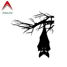 Aliauto Coolest Car Sticker Bats Tree Silhouette Bumper Window Decor Vinyl Sunscreen Anti-UV Decal,13cm*14cm 2024 - buy cheap