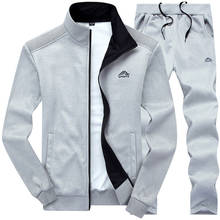 2022 Autumn Jacket+Pants Casual Tracksuit Men Sportswear Tracksuits Men Sweatshirt Sporting Fleece ropa hombre Sport Set 2024 - buy cheap
