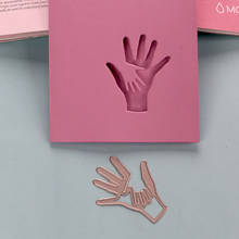 Lychee Life DIY Hand Shaped Dies Cut Metal Template Die For Scrapbooking Stencils Handmade Album Cards Decoration 2024 - buy cheap