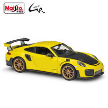 Maisto 1:24 Model Car Simulation Alloy Racing Metal Toy Car Children Toy Gift Collection 2018 Porsche 911 GT2 RS 2024 - buy cheap
