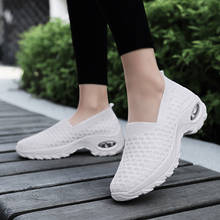 2021 Sneakers Women Casaul Shoes Fashion Slip on Flats Shoes Knitted Vulcanized Sock Shoes Women Trainers Tenis Feminino 2024 - buy cheap