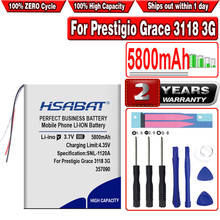 Hsabat bateria 5800mah 318292 para prestigio grace 3118 3g pmt3118 tablet 7 ", 2024 - compre barato