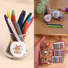 Mini Dollhouse Miniature Color Crayon Doll House Accessories 1 Set 12colours for 1:6 or 1:12 Dollhouse Dolls House Decoration 2024 - buy cheap