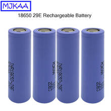 MJKAA 4pcs Original 18650 2900mAh Battery 3.7V Flat Head Rechargeable Li-ion Lithium Batteries for Power Bank Flashlight 2024 - buy cheap