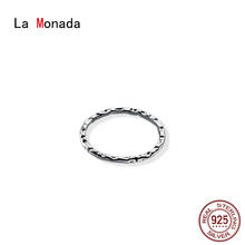 La Monada Silver Ring Korean 925 Women Irregular Finger Rings For Women 925 Silver Jewelry Minimalist 925 Silver Ring Female 2024 - buy cheap