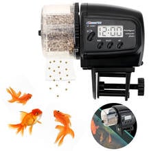 100ML Automatic Fish Feeder Aquarium Fish Feeder for Aquarium Fish Tank Auto Feeders LCD Display with Timer Feeding Dispenser 2024 - buy cheap