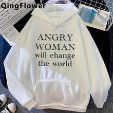 Feminist Feminism Girl Power Grl Pwr hoodies women y2k aesthetic 2021 women clothing pullover Korea printed 2024 - buy cheap