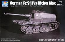 Trumpeter 07108 1/72 Model Kit German Pz.Sfl.Iva Dicker Max Self-propelled Gun  TH09036-SMT6 2024 - buy cheap