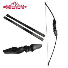 1 Piece 30/40 lbs Hunting Black Recurve Bow Right/Left Shooting Hunting Simple Takedown Bow For Adult Beginner Training Shooting 2024 - buy cheap