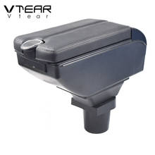 Vtear para Geely gc6 Reposabrazos de coche Reposabrazos de cuero caja de almacenamiento usb Decoración de coche Centro consola accesorios auto 2024 - compra barato