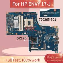 Placa base para portátil HP ENVY 17-J, 720265-501, 720265-601, 6050A2549801-MB-A02, HM87, SR17D, DDR3 2024 - compra barato