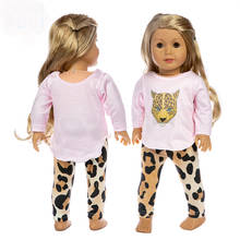 С Леопардовыми пятнами комплект подходит для американской девочки 18 "американская девочка кукла Александра, девушки куклы 2024 - купить недорого