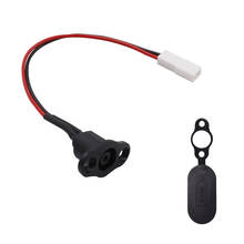 For Xiaomi Mijia M365 Electric Scooter Power Charger Charging Line Interface Hole Cap with red /black rubber cover 2024 - buy cheap