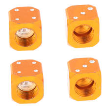 4 x Orange Dice Cube Tire/Wheel Stem Air Valve CAPS Covers car truck 2024 - buy cheap