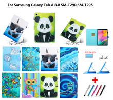 SM-T290 SM-T295 Panda Little Cat Case For Samsung Galaxy Tab A 8.0 Covers For SM-T290 SM-T295 Funda For Tab A8 Owl Unicorn Coque 2024 - buy cheap