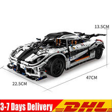 Mould King 13120 High-Tech Koenigsegged Super Racing White Car Fit MOC 4789 Model Building Blocks Bricks Toys for Gifts 2024 - buy cheap