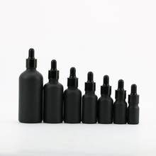 Botella de aceite esencial para mujer, recipiente con cuentagotas de vidrio negro, frasco vacío de cosmética rellenable, 5ml/10ml/15ml/20ml/30ml/50ml/100ml, 10 Uds. 2024 - compra barato