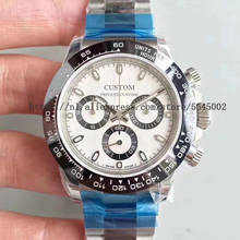 40mm Men's Watch Sapphire Luxury Brand Stainless Steel Case Waterproof Luminous Calendar Sports Automatic Watch Men 2024 - buy cheap