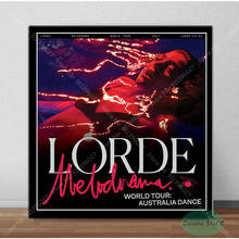 Impresiones de póster TZ101, arte de Lorde Melodrama Tour, música, álbum de estrellas, lienzo, pintura artística, imagen de pared, decoración del hogar, decoración para sala de estar 2024 - compra barato