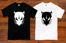 Camiseta blanca y negra de 1 lado para hombre, camisa de dibujos animados, logotipo de regla de ratas de Die Antwoord, Unisex, holgada, sbz3141 2024 - compra barato