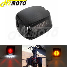 Luz led para seta de freio de motocicleta, luzes de placa de licença para harley sportster personalizadas xl 1200c xl 883c 2003-2012 2024 - compre barato