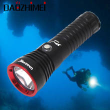 Xhp70 led amarelo/branco luz 4000 lumens mergulho lanterna 26650 tocha 100m subaquática à prova dunderwater água tático led lanterna 2024 - compre barato