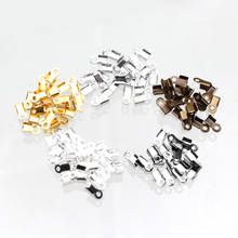 Cuentas de engarce para fabricación de joyas, cierres de cuentas de aleación, Color plata/oro/bronce antiguo, 6-12mm, 200 Uds. 2024 - compra barato