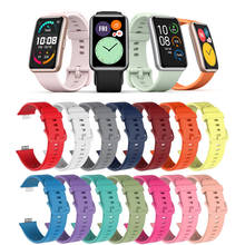 Correa de silicona para reloj inteligente Huawei, accesorio de repuesto para pulsera deportiva, compatible con Smartwatch 2024 - compra barato