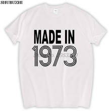 MADE IN 1973 (40th BIRTHDAY) JOKE T-SHIRT men brand t shirt t male top tees sbz5672 2024 - buy cheap