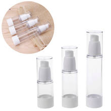 10pcs x 15ml 30ml 50ml Empty Plastic Cosmetic Bottle Travel Liquid Bottles Transparent Airless Pump Vacuum Toiletries Container 2024 - buy cheap