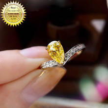 Anel sólido de diamante de moissanite 18k 2ct, cor d, vvs com certificado nacionais 2024 - compre barato