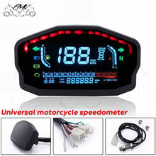 Odómetro Digital Universal para motocicleta, accesorios con pantalla LCD, velocímetro para 1, 2 y 4 cilindros para Yamaha, kawasaki y Honda 2024 - compra barato