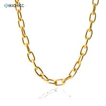 Kikichicc 925 prata esterlina ouro 5mm horóscopo corrente gargantilha feminina colar 2021 casamento rock punk corrente grossa jewlery 2024 - compre barato