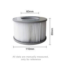 1pc Swimming pool filter for MSPA,Toskana,Camaro,Alpine,Silver Cloud,Tekapo,Mono,Reve,Bliss,Baikal,Lite Nest,Starry Aurora 2024 - buy cheap