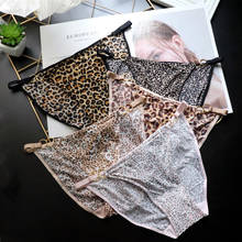 2021 European Printing Panties Women's Cotton Underwear Sexy Leopard Print Underpants Low Waist Seamless Briefs Female Lingerie 2024 - buy cheap