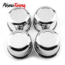 4pcs  83mm Push-in Center Caps For 3.25in Truck Trailer Rim Hub Covers  2.32in Tall Auto Dust Refits Car Accessories Chrome 2024 - buy cheap