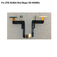 Peças para zte nubia red magic, cabo flexível de microfone 5g, nx659j, plataforma de carregamento, fpc, testado 2024 - compre barato